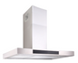 900mm Stainless Steel with Black Control Panel Canopy,LED Light Bar Rangehood