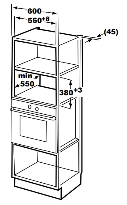 Carysil Built-In Microwave