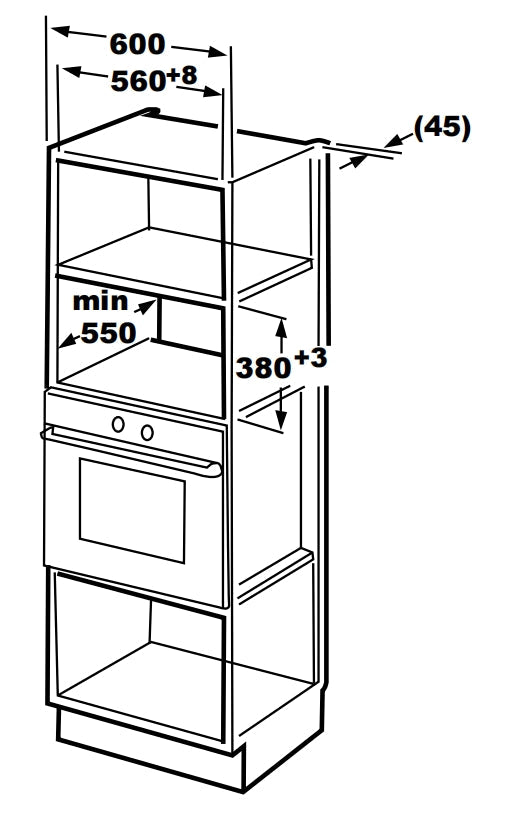 Carysil Built-In Microwave