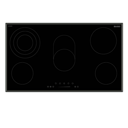 900mm Dilusso Black Oven + Ceramic Cooktop + Concealed Rangehood + Dishwasher Kitchen Appliance Package