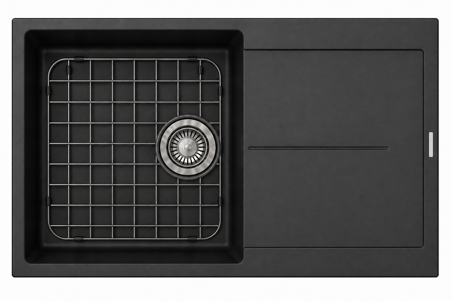 Stainless Steel Gunmetal Sink Grid for Carysil Enigma D100L