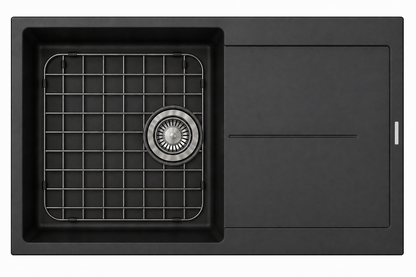 Stainless Steel Gunmetal Sink Grid for Carysil Enigma D100L