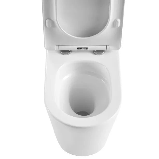 One Hole Tornado Flush Rimless Toilet Suite – Gloss White