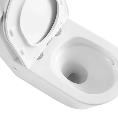 One Hole Tornado Flush Rimless Toilet Suite – Gloss White