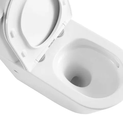One Hole Tornado Flush Rimless Toilet Suite – Gloss White