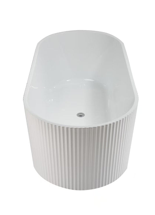 1500x750x580mm Berri Freestanding Fluted