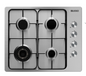 600mm Stainless Steel Gas Cooktop with Wok Burner, FFD, Black Enamelled Trivets
