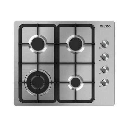 600mm Dilusso Stainless Oven + Gas Cooktop + Telescopic Rangehood + Dishwasher Kitchen Appliance Package
