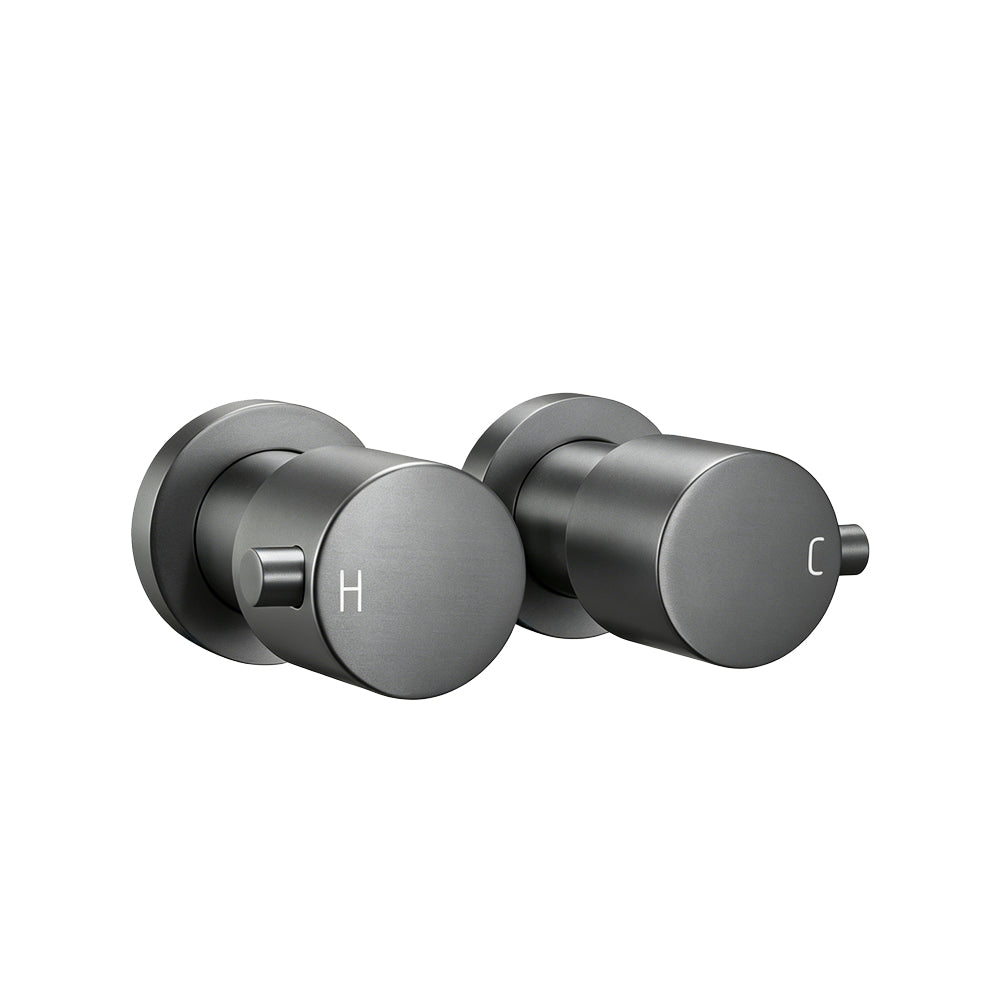 LUCID PIN Gunmetal Wall Tap