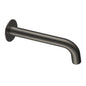 LUCID PIN Series Round Gun Metal Grey Bathtub/Basin Wall Spout