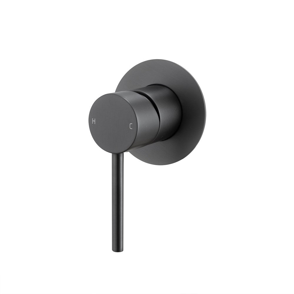 LUCID PIN - Gunmetal Wall Mixer ( 65MM Cover Plate)