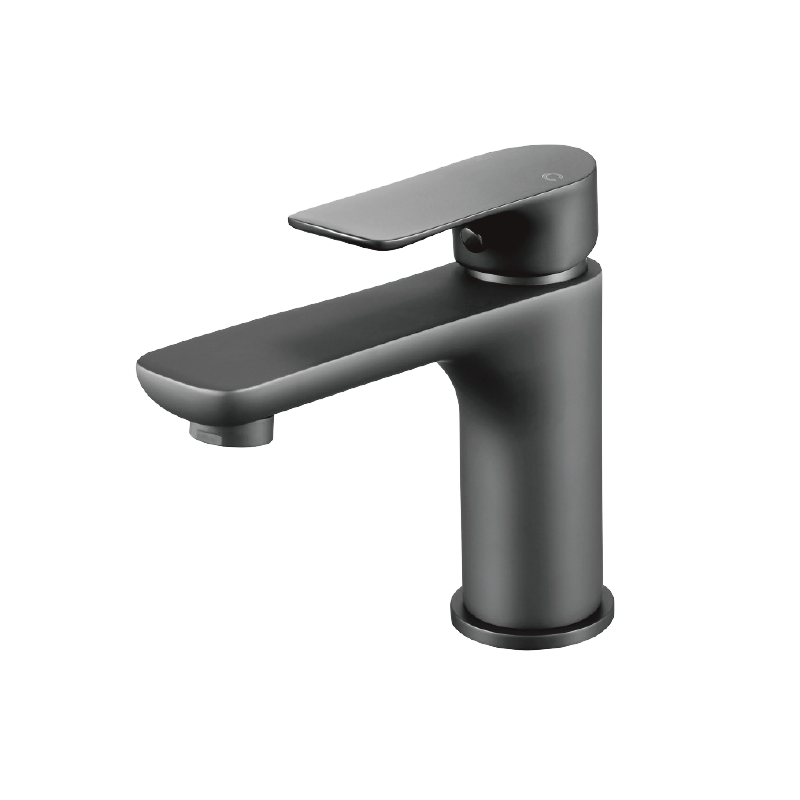 VOG Series Gun Metal Basin Mixer Tap