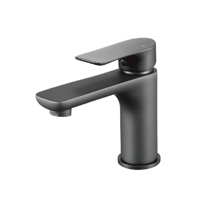VOG Series Gun Metal Basin Mixer Tap
