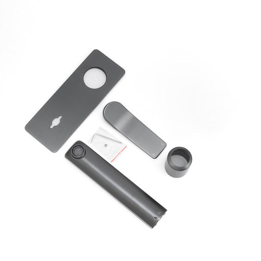 RUSHY Series Gunmetal Spout Mixer Trim Kit (match CLPS)