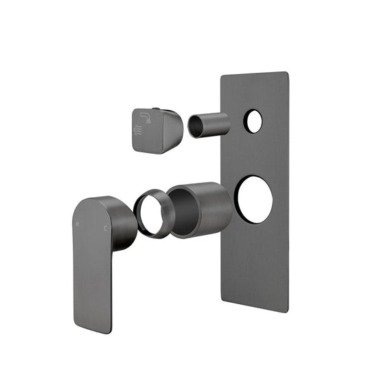 VOG Series Gunmetal Diverter Mixer Trim Kit (match CLPD)