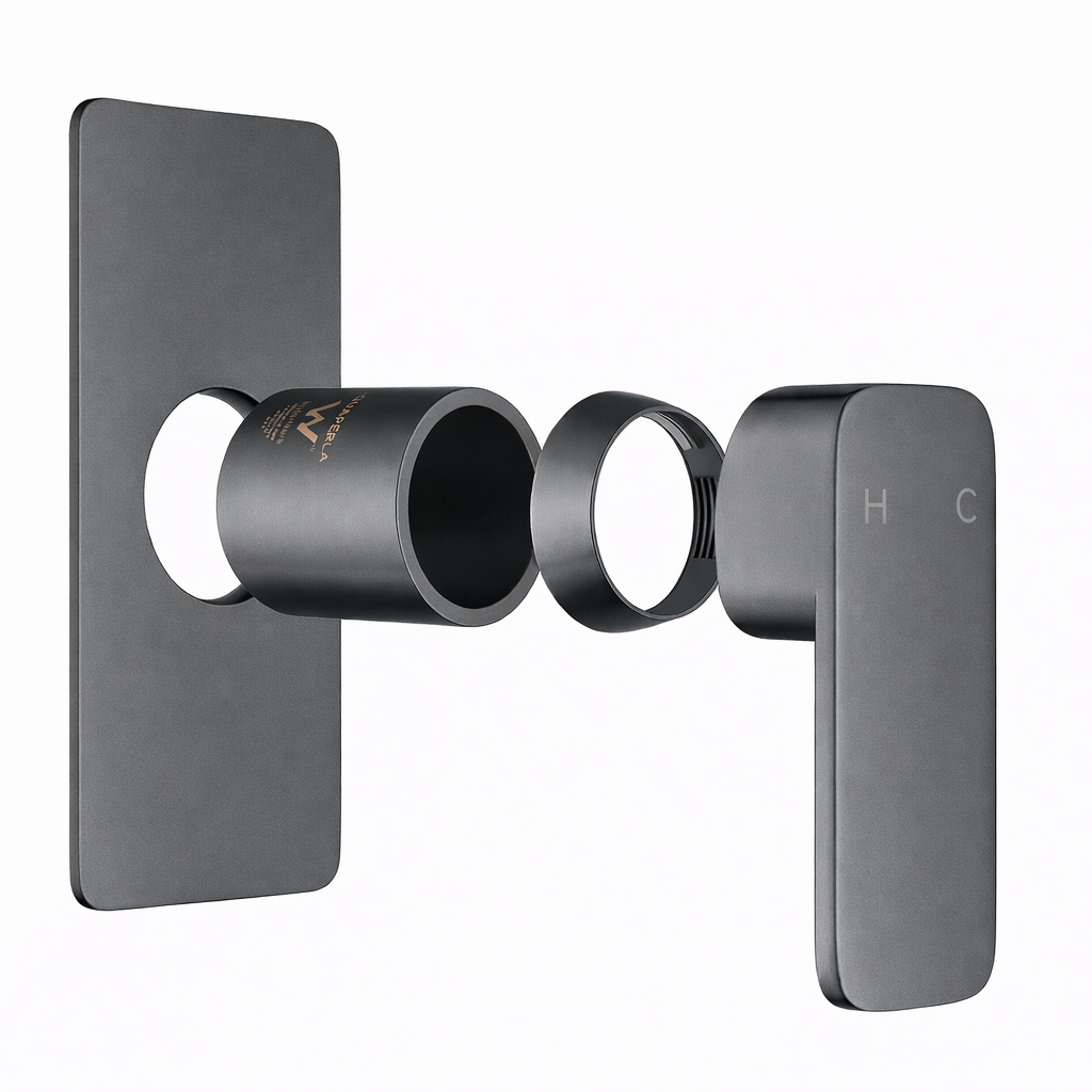 IVANO Series Gum Metal Wall Mixer Trim Kit (match CLPM)