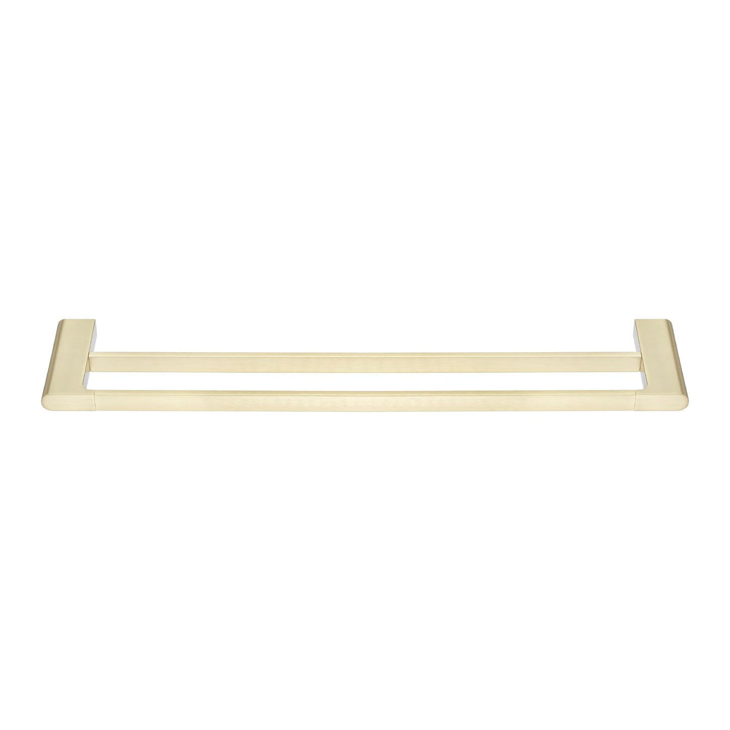 VOG - 600mm Light Brushed Brass Double Towel Rail