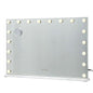 90x60cm Makeup Mirror Large Hollywood Vanity Mirror with 18 Dimmable LED Bulbs
