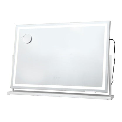 90x60cm Makeup Mirror 360 degree Rotatable Vanity Mirror 10x magnifing