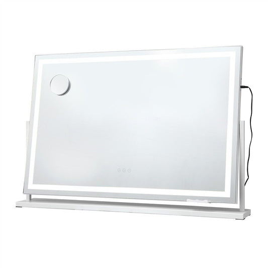 90x60cm Makeup Mirror 360 degree Rotatable Vanity Mirror 10x magnifing