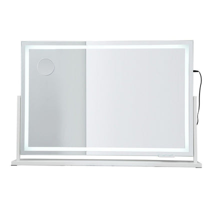 90x60cm Makeup Mirror 360 degree Rotatable Vanity Mirror 10x magnifing