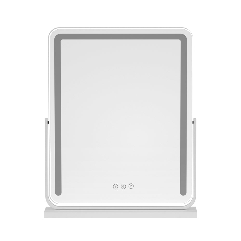 Mirror 40x50cm Hollywood Vanity with LED Light Strip Rotation