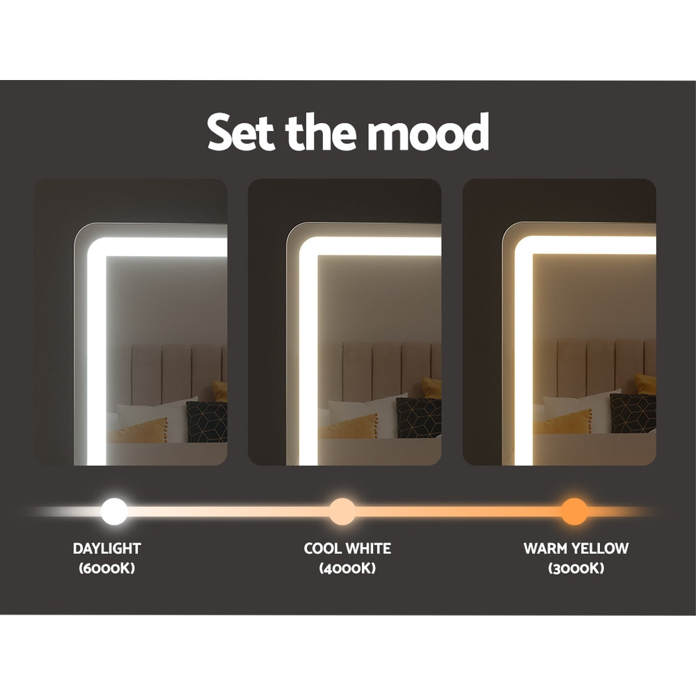 Mirror 40x50cm Hollywood Vanity with LED Light Strip Rotation