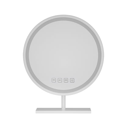 Mirror 40x40cm Hollywood Vanity with LED Light Tabletop Round
