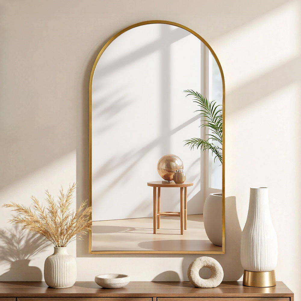 86x50cm Arched Wall Mirror Vanity Makeup Home Decor