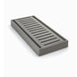 Muses Aluminium Gunmetal Ezy Flow Floor Grate 300 * 100 * 21mm