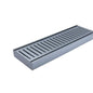 Muses Aluminium Brushed Silver Ezy Flow Floor Grate 300 * 100 * 21 mm