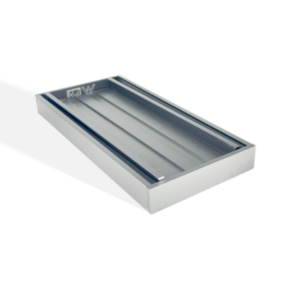 Muses Aluminium Brushed Silver Ezy Flow Tile Insert Grate  300 * 100 * 21mm