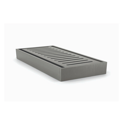 Muses Aluminium  Gunmetal Ezy Flow Floor Grate 300 * 100 * 26mm