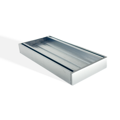 Muses Aluminium Brushed Silver Ezy Flow Tile Insert Grate  300 * 100 * 26 mm