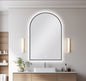 600 X 900 MM ARCHED SHAPE GUNMETAL FRAMED CARYSIL LED MIRROR
