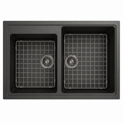 Stainless Steel Gunmetal Sink Grid for Carysil Vivaldi N200