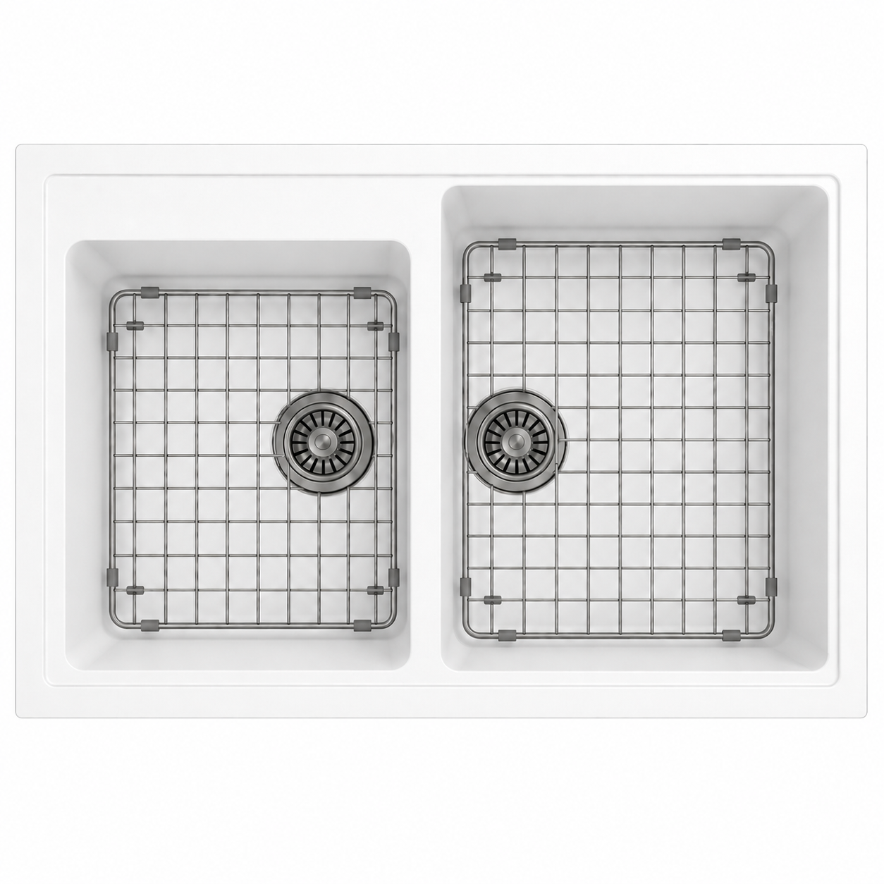 Stainless Steel Gunmetal Sink Grid for Carysil Vivaldi N200