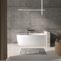 1700x800x600mm Right Corner bathtub Acrylic GLOSSY White Bathtub NO Overflow