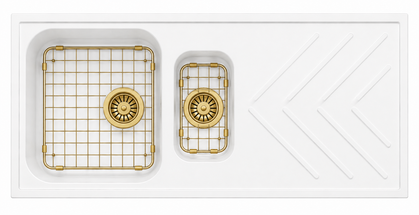 Stainless Steel Gold Sink Grid for Carysil New Beethoven D150
