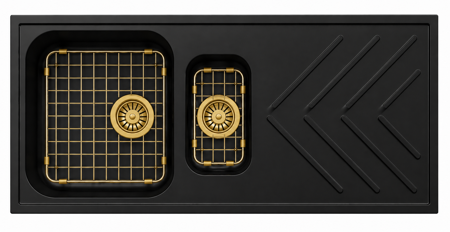 Stainless Steel Gold Sink Grid for Carysil New Beethoven D150