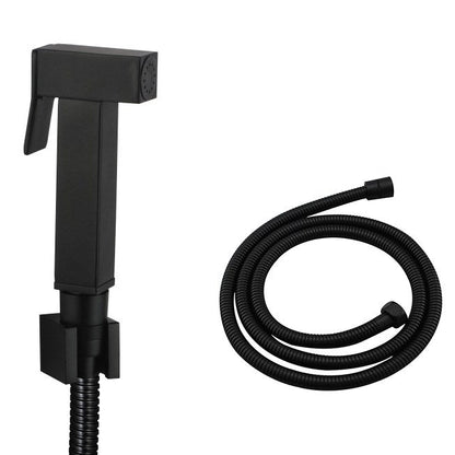 Brass Square Black Toilet Bidet Spray Kit