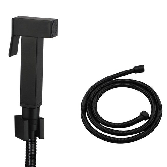 Brass Square Black Toilet Bidet Spray Kit