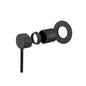 LUCID PIN Black Wall Mixer with 65MM Cover Plate  Trim Kit Only (match CLPM)