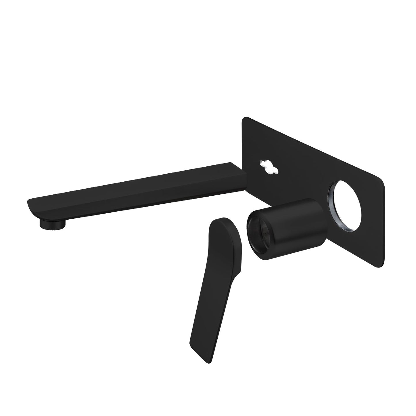 RUSHY Series Black Spout Mixer Trim Kit (match CLPS)