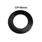Matte Black Cover Plate 40mm