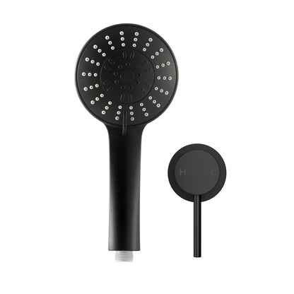 4.5" Handheld Shower Head Round with Wall Bathroom Mixer