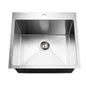 Kitchen Sink 53X50CM Stainless Steel Basin Single Bowl Silver