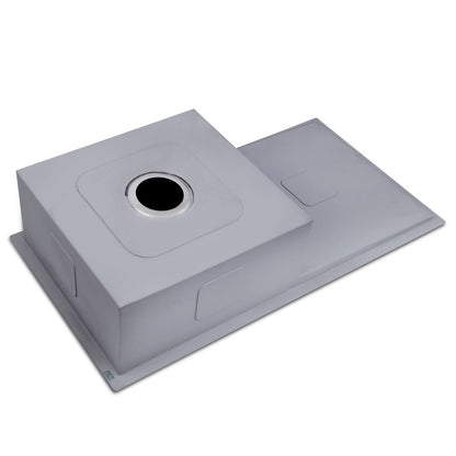 Kitchen Sink 87X45CM Stainless Steel Basin Single Bowl Silver