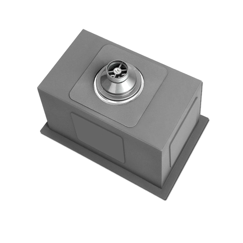 Kitchen Sink 45X30CM Stainless Steel Basin Single Bowl Black