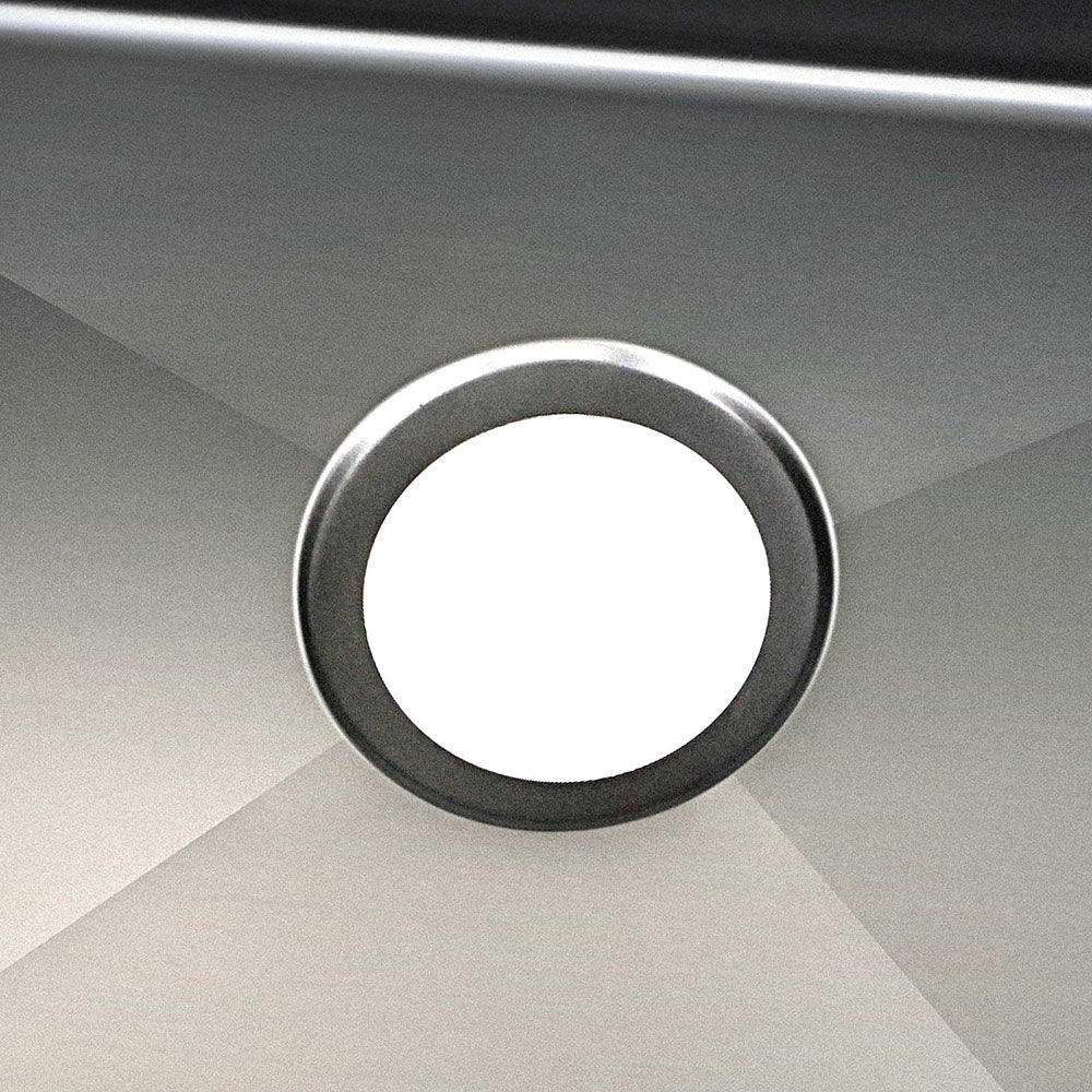 Kitchen Sink 45X30CM Stainless Steel Basin Single Bowl Black